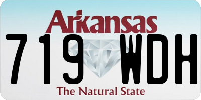 AR license plate 719WDH