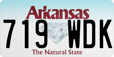 AR license plate 719WDK