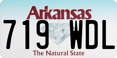 AR license plate 719WDL