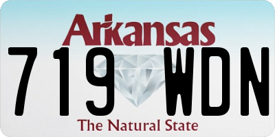 AR license plate 719WDN