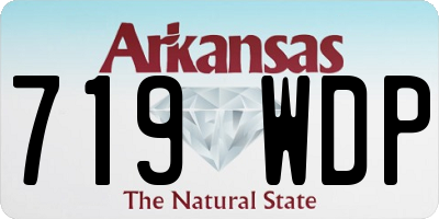 AR license plate 719WDP