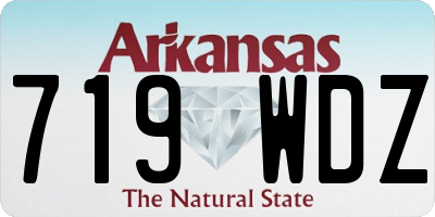 AR license plate 719WDZ