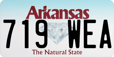 AR license plate 719WEA