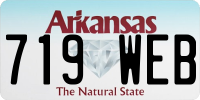 AR license plate 719WEB