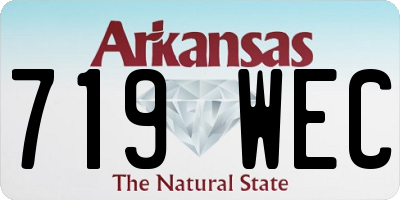 AR license plate 719WEC