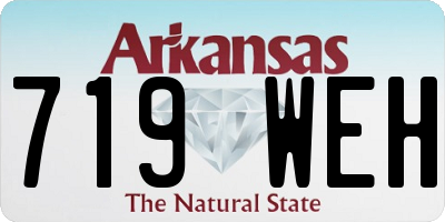 AR license plate 719WEH