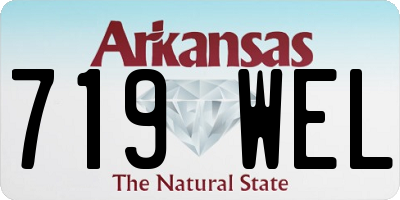 AR license plate 719WEL