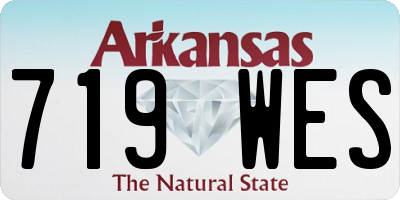 AR license plate 719WES