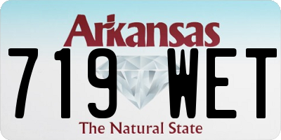 AR license plate 719WET