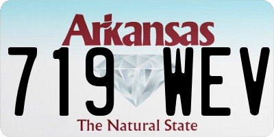 AR license plate 719WEV