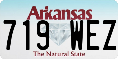 AR license plate 719WEZ