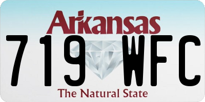 AR license plate 719WFC