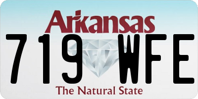 AR license plate 719WFE