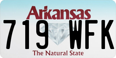 AR license plate 719WFK