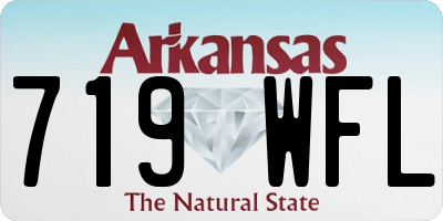 AR license plate 719WFL