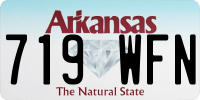 AR license plate 719WFN