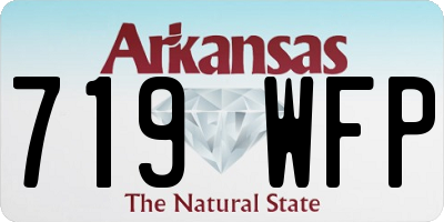 AR license plate 719WFP