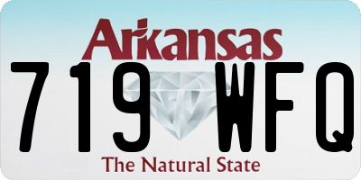 AR license plate 719WFQ
