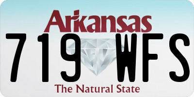AR license plate 719WFS