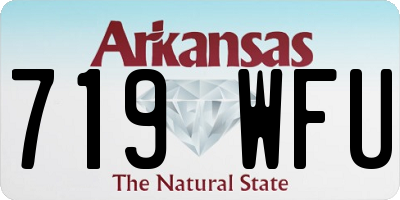 AR license plate 719WFU