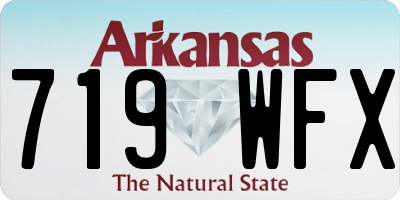 AR license plate 719WFX