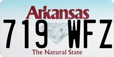 AR license plate 719WFZ
