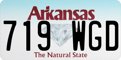 AR license plate 719WGD