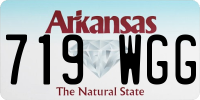 AR license plate 719WGG