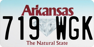AR license plate 719WGK
