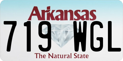 AR license plate 719WGL