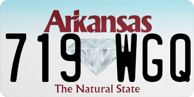 AR license plate 719WGQ