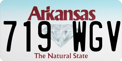 AR license plate 719WGV