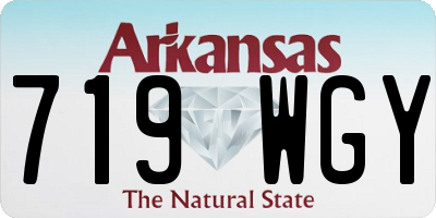 AR license plate 719WGY