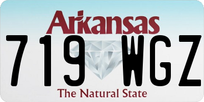 AR license plate 719WGZ