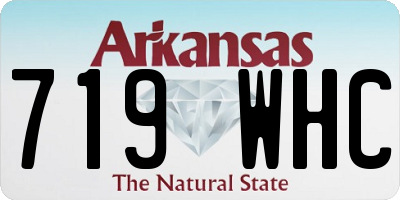 AR license plate 719WHC