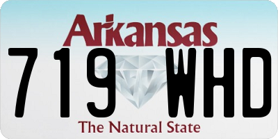 AR license plate 719WHD