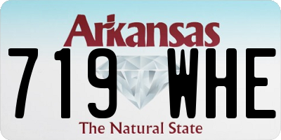 AR license plate 719WHE