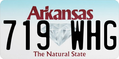 AR license plate 719WHG