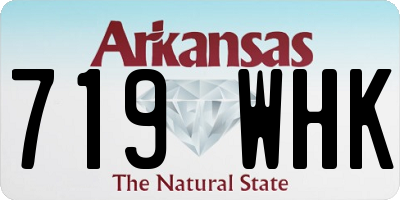 AR license plate 719WHK