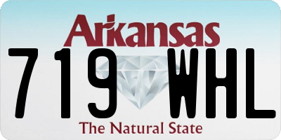 AR license plate 719WHL