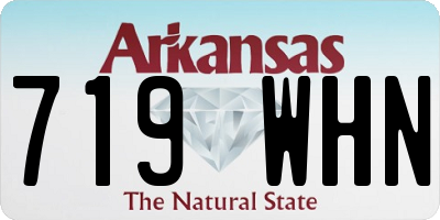 AR license plate 719WHN