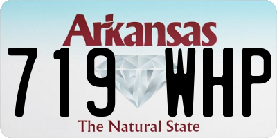 AR license plate 719WHP