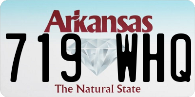 AR license plate 719WHQ