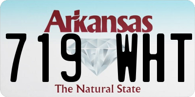 AR license plate 719WHT