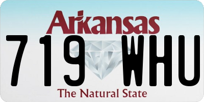AR license plate 719WHU