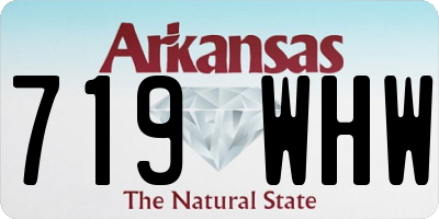 AR license plate 719WHW