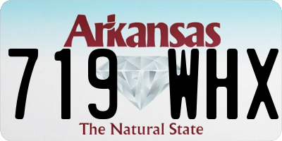 AR license plate 719WHX