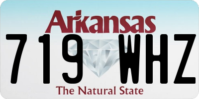 AR license plate 719WHZ