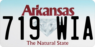 AR license plate 719WIA