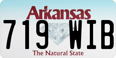 AR license plate 719WIB